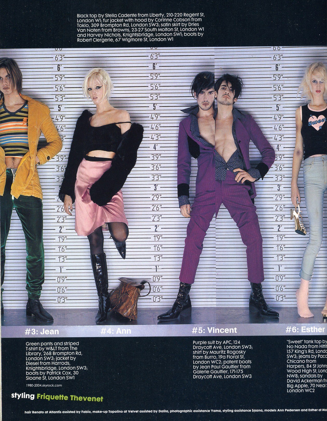 Photo from Esther De Jong, The Face, January 1996