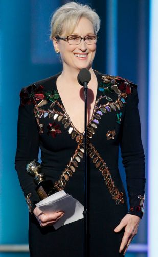 Meryl Streep's Golden Globes Speech Made The Stars Cry