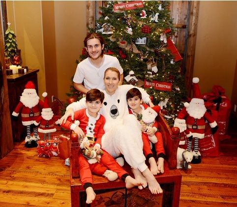 Instagram: Children Of Celine Dion In Festive Pyjamas