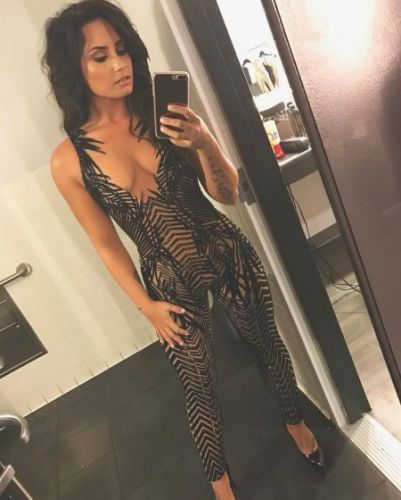 See Demi Lovato's New Second-Skin Catsuit