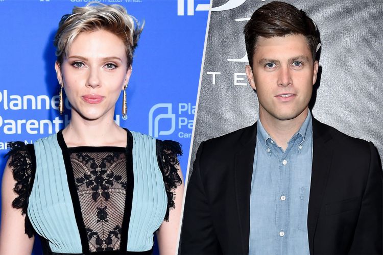 Scarlett Johansson Is Back With Colin Jost 