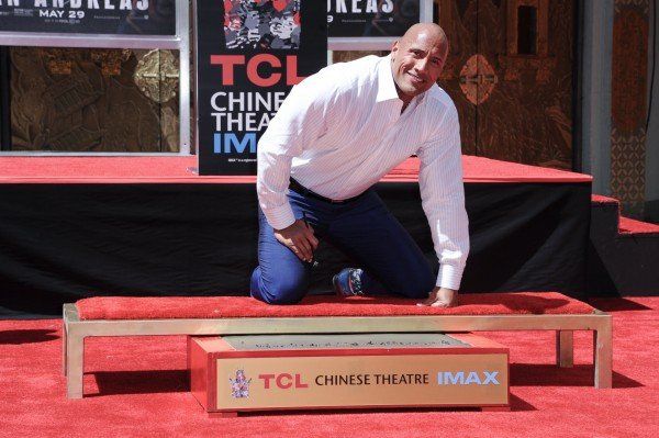 Dwayne Johnson received a star on the Walk of Fame