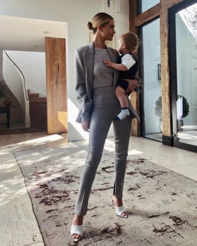 Rosie Huntington-Whiteley has published a rare photo with her grown-up son