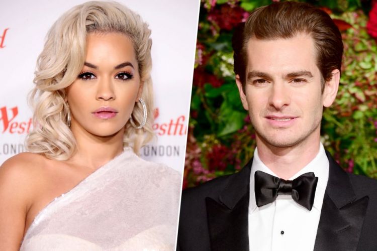 Andrew Garfield Meets Rita Ora