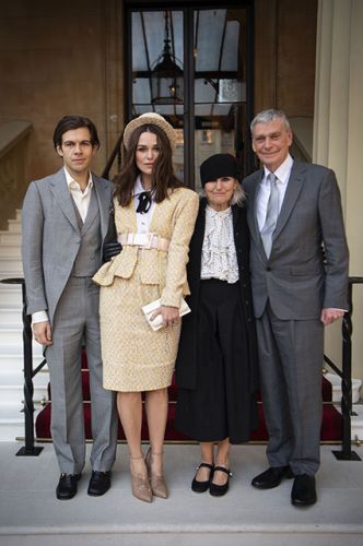 Keira Knightley received the Order of the British Empire 