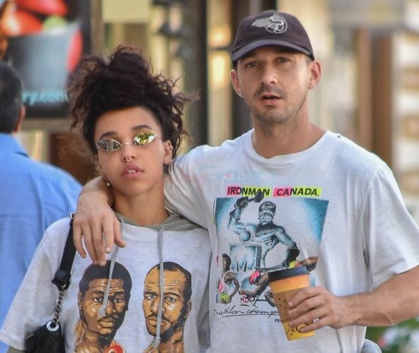 Shia LaBeouf and FKA Twigs celebrated their first Christmas together