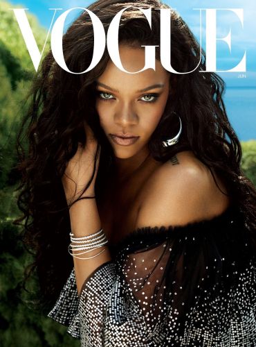 Luxurious Rihanna on the pages of Vogue