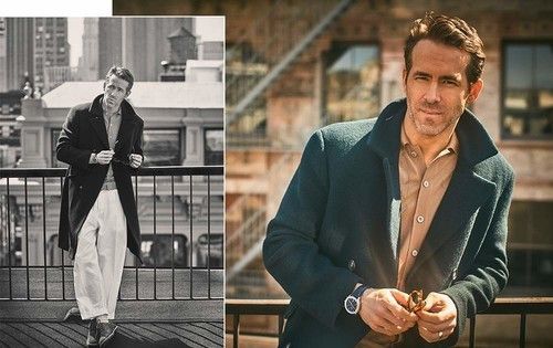 Ryan Reynolds appeared on Mr Porter's pages