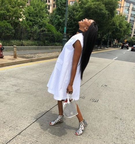 Naomi Campbell is waiting for the first child