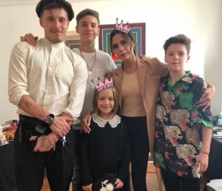 Victoria Beckham debuted at the London Fashion Week