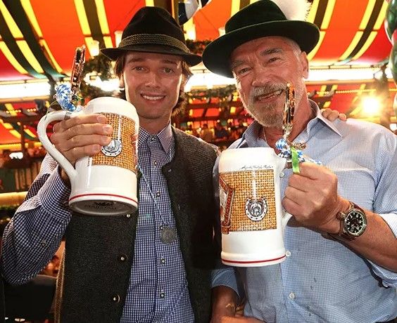 Arnold Schwarzenegger visited the Oktoberfest