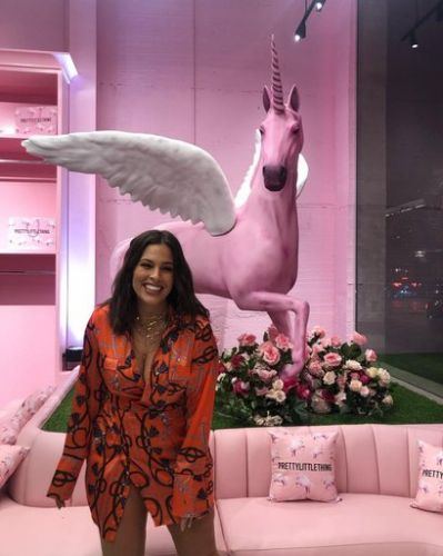 Ashley Graham tried a sexy mini