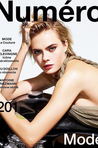 Cara Delevingne in the march Numero Magazine