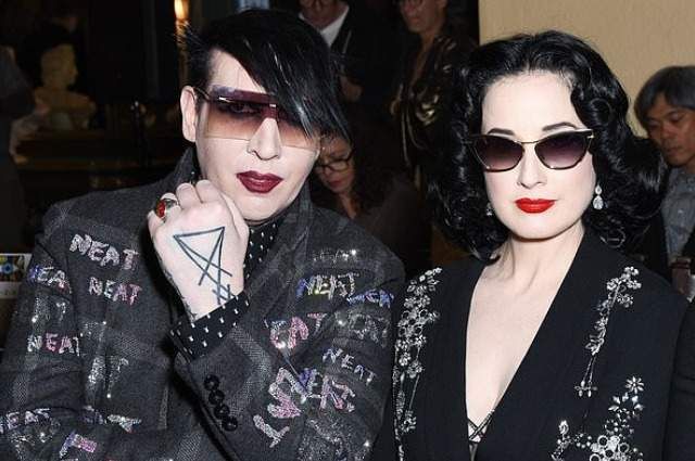 Marilyn Manson was suspected in the novel with his ex-wife