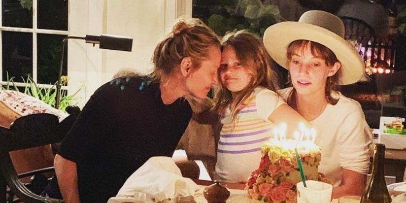 Uma Thurman celebrated the birthdays of her daughters