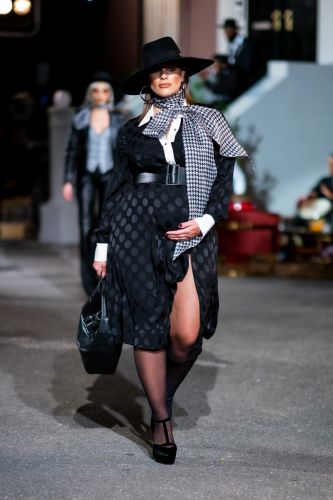 Pregnant Ashley Graham is back on the catwalk
