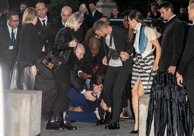 Justin Timberlake became a victim of the famous prank before the Louis Vuitton show