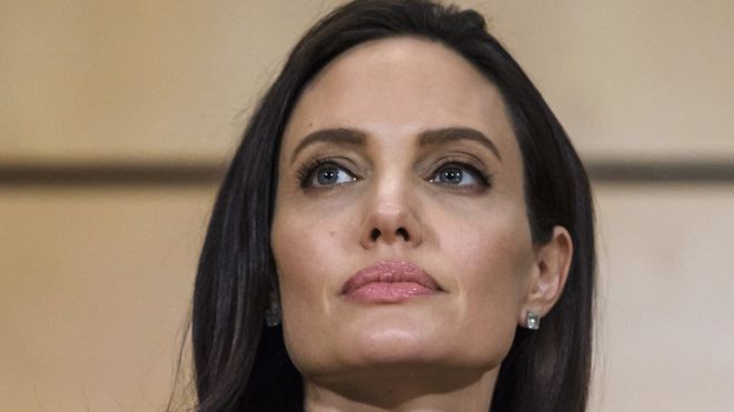 Angelina Jolie boasted of her forms in an archive photo