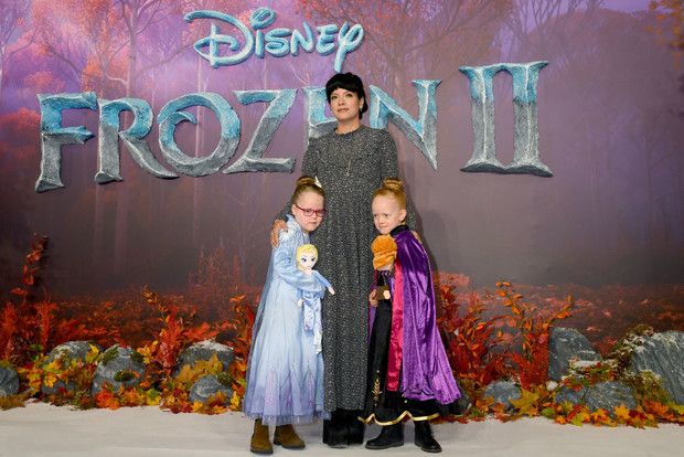 Lily Allen appeared in public with her daughters