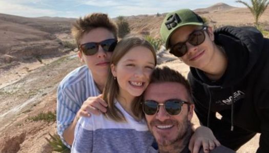 Victoria Beckham showed holiday photo
