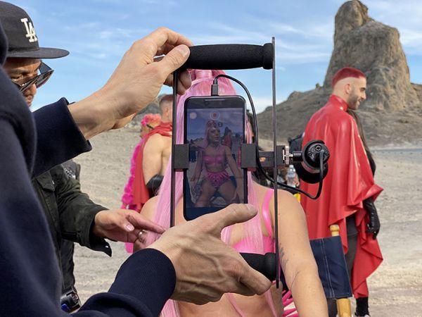 Lady Gaga has shot a new clip on the iPhone 11