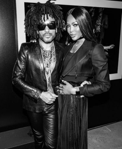 Naomi Campbell and Penelope Cruz congratulated Lenny Kravitz