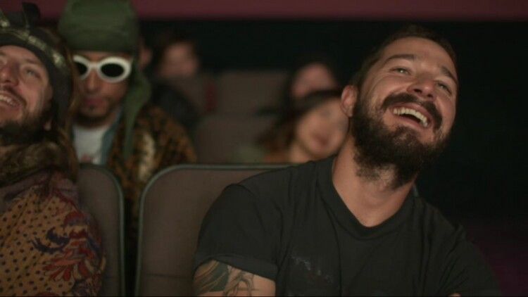 Shia LaBeouf beat the man and stole his cap