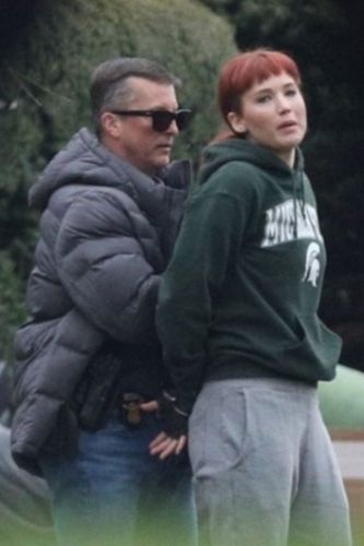 Jennifer Lawrence dyed her hair red for the role of DiCaprio 
