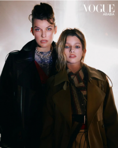 Milla Jovovich did a colorful photoshoot with her daughter