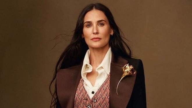 Demi Moore commented on the Fendi show for the first time