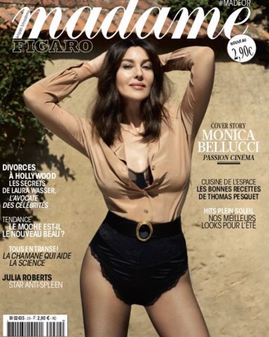 Monica Bellucci posed for the glossy