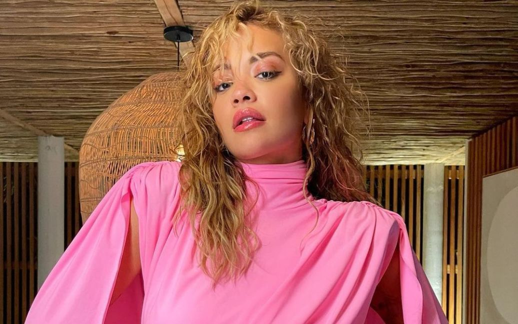 Rita Ora showed what she wore on New Year's Eve